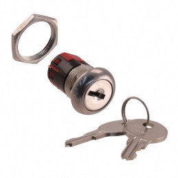 1 pcs : Y201132C201NQ - SWITCH KEYLOCK 2POS DPDT 4A 125V