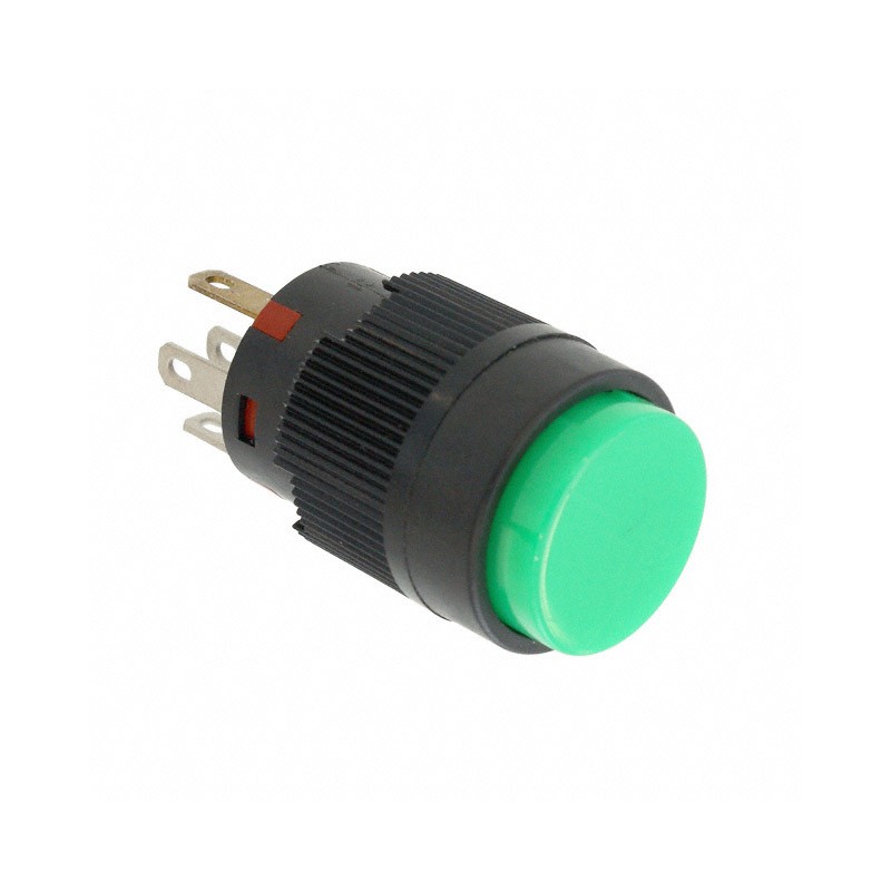 1 pcs : YB15CKG01-FB - SWITCH PUSH SPDT 0.4VA 28V