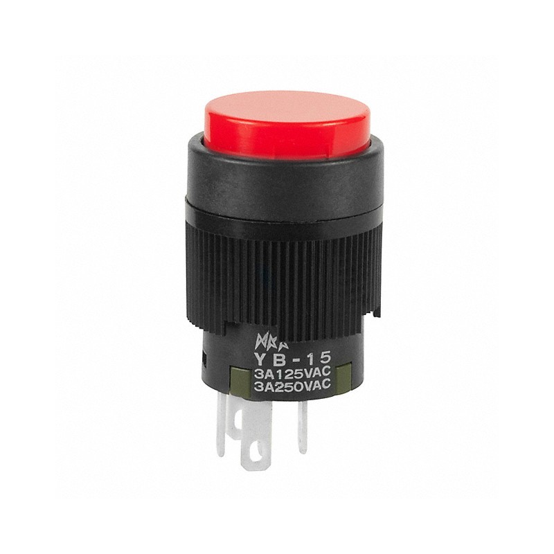1 pcs : YB15CKW01-CB - SWITCH PUSHBUTTON SPDT 3A 125V