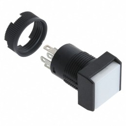 1 pcs : YB15SKW01-BB - SWITCH PUSHBUTTON SPDT 3A 125V