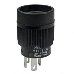 1 pcs : YB15WCKW01 - SWITCH PUSHBUTTON SPDT 3A 125V