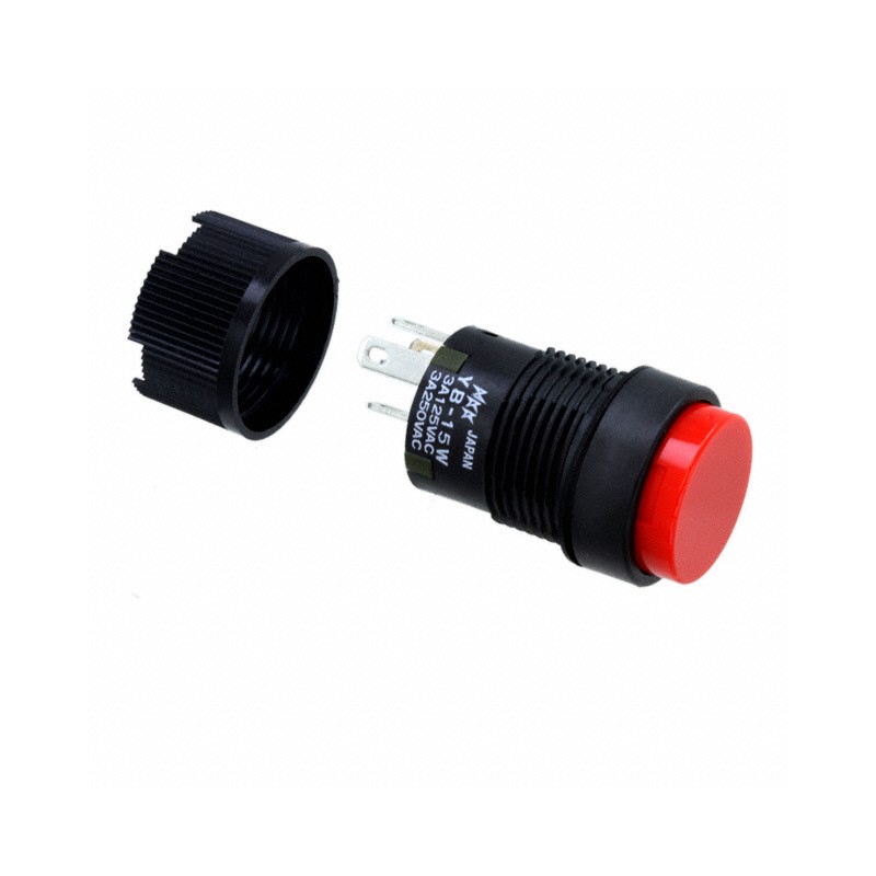 1 pcs : YB15WCKW01-CB - SWITCH PUSHBUTTON SPDT 3A 125V