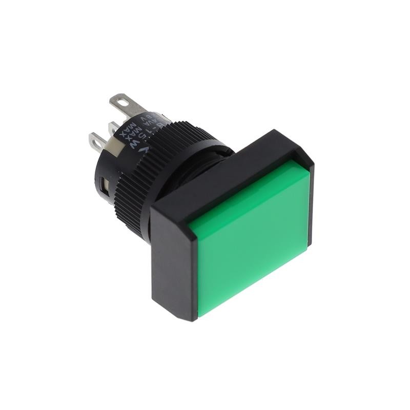 1 pcs : YB15WRKG01-FB - SWITCH PUSH SPDT 0.4VA 28V