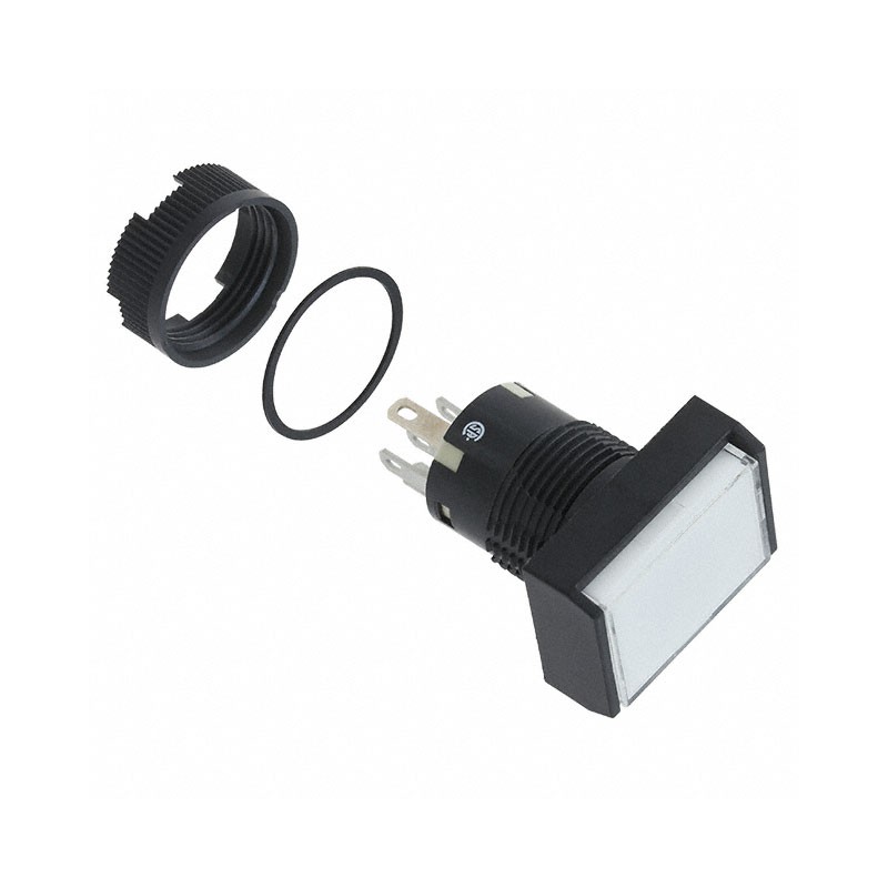 1 pcs : YB15WRKG01-JB - SWITCH PUSHBUTTON SPDT 0.4VA 28V
