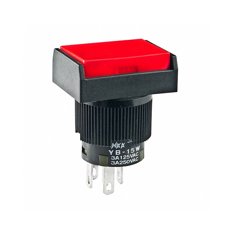 1 pcs : YB15WRKW01-CB - SWITCH PUSHBUTTON SPDT 3A 125V