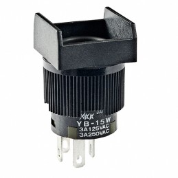 1 pcs : YB15WSKW01 - SWITCH PUSHBUTTON SPDT 3A 125V