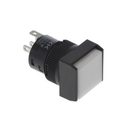 1 pcs : YB15WSKW01-BB - SWITCH PUSHBUTTON SPDT 3A 125V