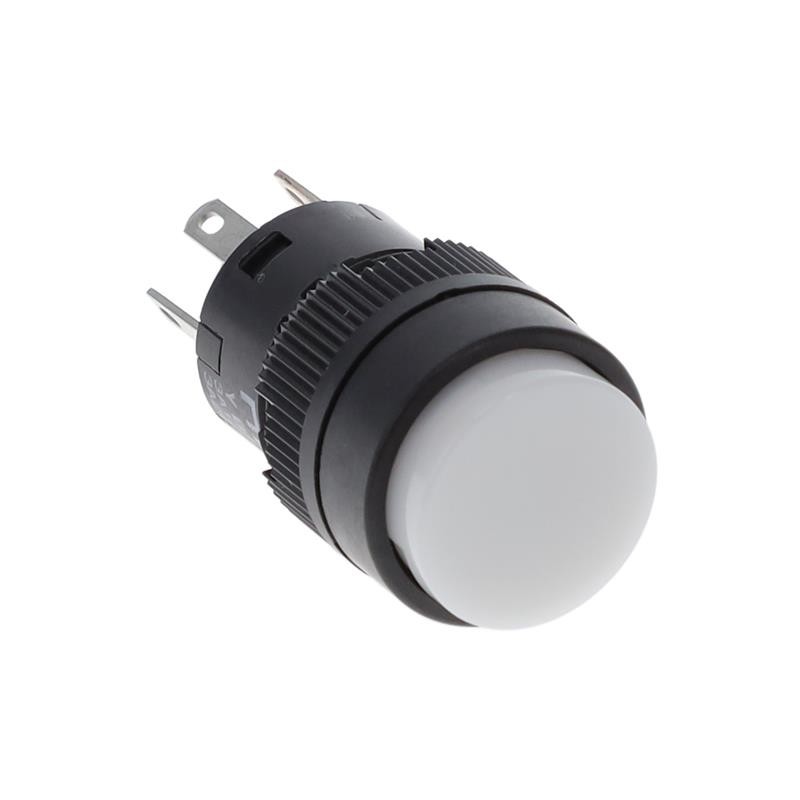 1 pcs : YB16CKW01-BB - SWITCH PUSHBUTTON SPDT 3A 125V