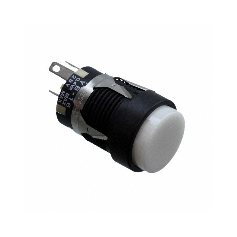 1 pcs : YB16MKG01-BB - SWITCH PUSH SPDT 0.4VA 28V