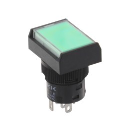 1 pcs : YB16RKW01-5F05-JF - SWITCH PUSHBUTTON SPDT 3A 125V