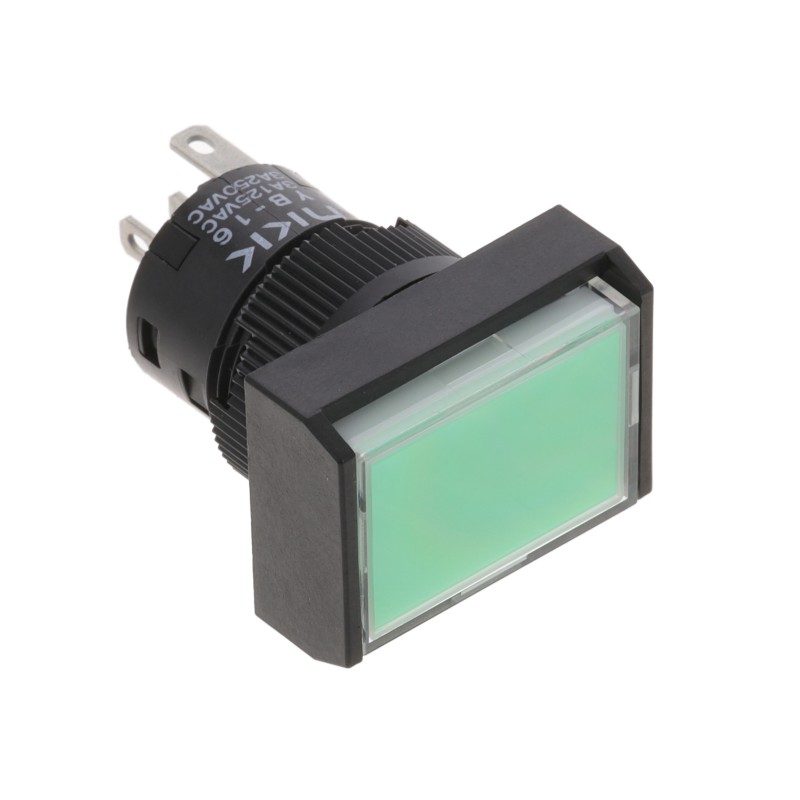 1 pcs : YB16RKW01-5F12-JF - SWITCH PUSHBUTTON SPDT 3A 125V