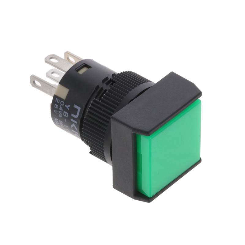 1 pcs : YB16SKG01-FB - SWITCH PUSHBUTTON SPDT 0.4VA 28V