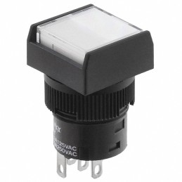 1 pcs : YB16SKW01-5D12-JB - SWITCH PUSHBUTTON SPDT 3A 125V