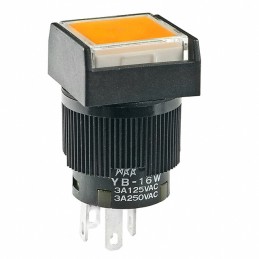 1 pcs : YB16WSKW01-5D-JD - SWITCH PUSHBUTTON SPDT 3A 125V