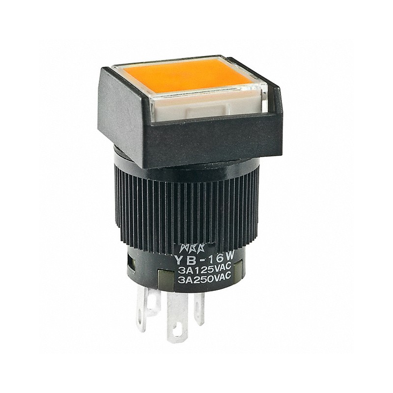 1 pcs : YB16WSKW01-5D-JD - SWITCH PUSHBUTTON SPDT 3A 125V