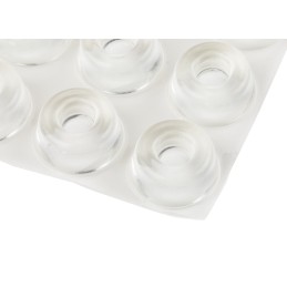 1 Bag of 36 - RS PRO Circular PUR Self Adhesive Feet, 22.3mm diameter x 10.2mm height