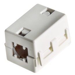 1 pcs - Rotronic Openable Ferrite Sleeve, 24.5 x 32 x 23.5mm, For EMI Suppression, Apertures: 1, Diameter 10mm