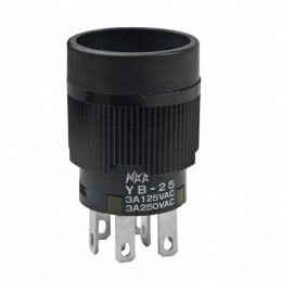 1 pcs : YB25CKW01 - SWITCH PUSHBUTTON DPDT 3A 125V