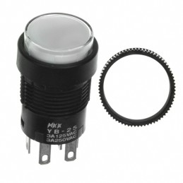 1 pcs : YB25CKW01-2CF24-JB - SWITCH PUSHBUTTON DPDT 3A 125V