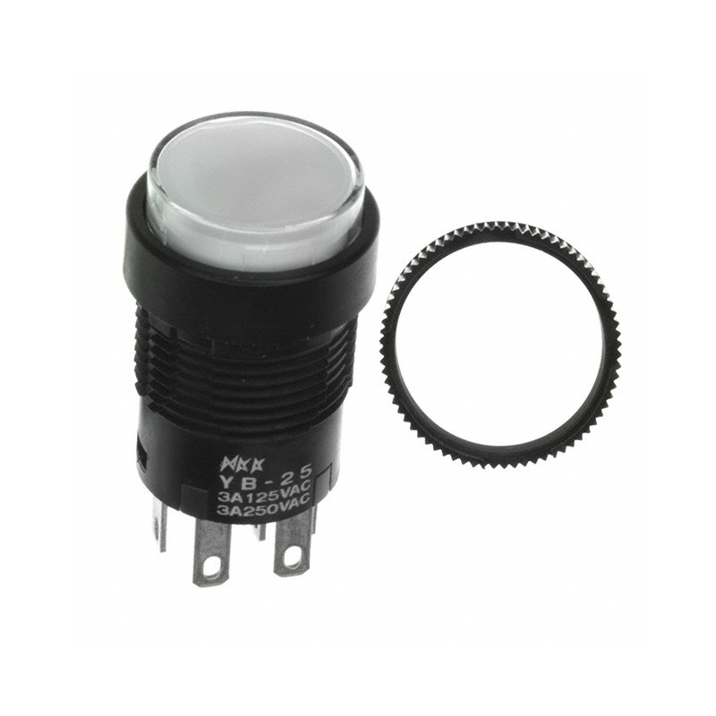 1 pcs : YB25CKW01-2CF24-JB - SWITCH PUSHBUTTON DPDT 3A 125V