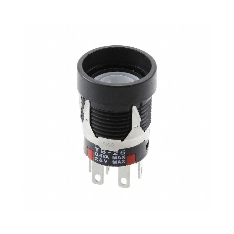 1 pcs : YB25MKG01 - SWITCH PUSHBUTTON DPDT 0.4VA 28V