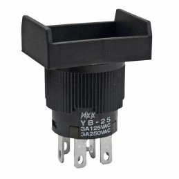 1 pcs : YB25RKW01 - SWITCH PUSHBUTTON DPDT 3A 125V