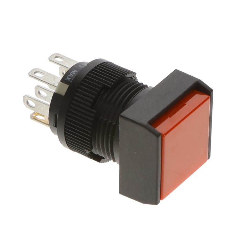 1 pcs : YB25SKG01-CB - SWITCH PUSHBUTTON DPDT 0.4VA 28V