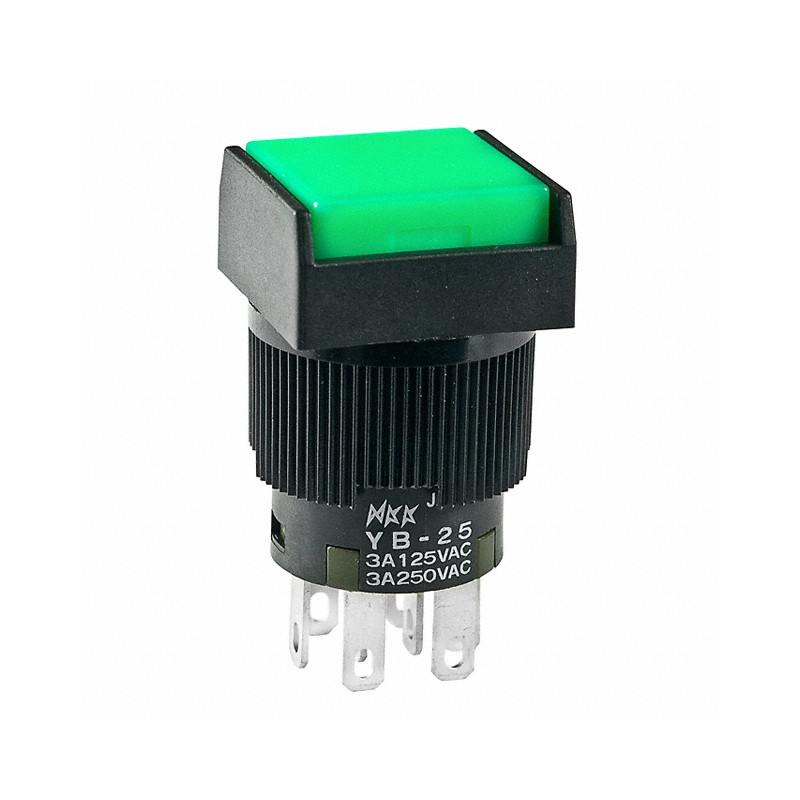 1 pcs : YB25SKW01-FB - SWITCH PUSHBUTTON DPDT 3A 125V