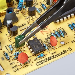 1 pcs - Knipex 120 mm, Stainless Steel, Smooth, ESD Tweezer