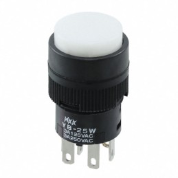 1 pcs : YB25WCKW01-BB - SWITCH PUSHBUTTON DPDT 3A 125V
