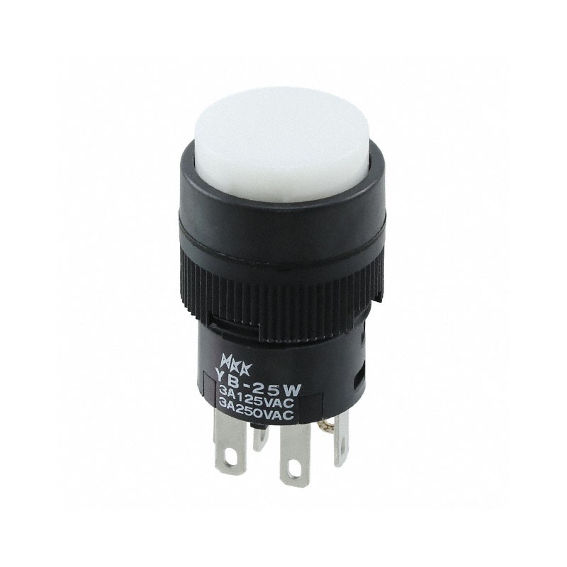 1 pcs : YB25WCKW01-BB - SWITCH PUSHBUTTON DPDT 3A 125V