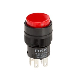 1 pcs : YB25WCKW01-CB - SWITCH PUSHBUTTON DPDT 3A 125V