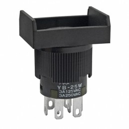 1 pcs : YB25WRKW01 - SWITCH PUSHBUTTON DPDT 3A 125V