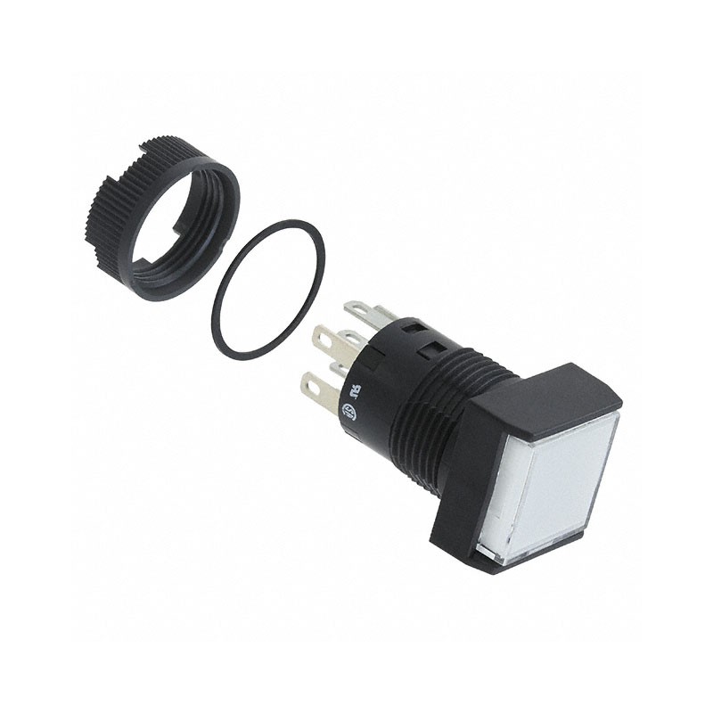 1 pcs : YB25WSKW01-5D-JB - SWITCH PUSHBUTTON DPDT 3A 125V