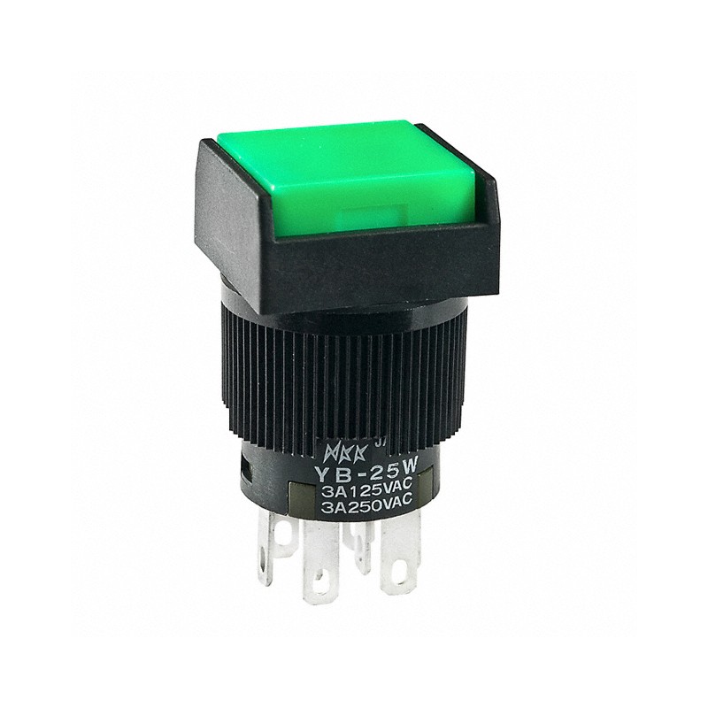 1 pcs : YB25WSKW01-FB - SWITCH PUSHBUTTON DPDT 3A 125V