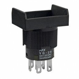 1 pcs : YB26RKW01 - SWITCH PUSHBUTTON DPDT 3A 125V