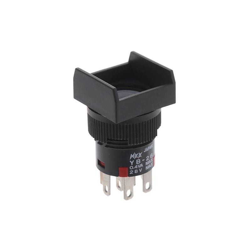 1 pcs : YB26SKG01 - SWITCH PUSHBUTTON DPDT 0.4VA 28V