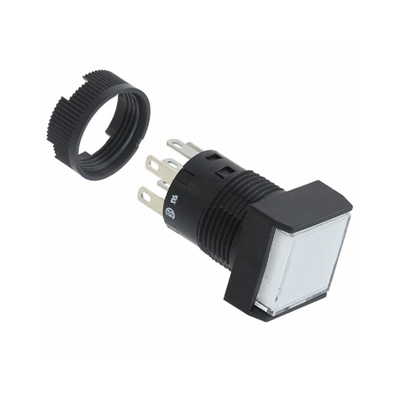 1 pcs : YB26SKW01-5F12-JB - SWITCH PUSHBUTTON DPDT 3A 125V