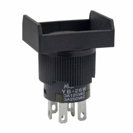 1 pcs : YB26WRKW01 - SWITCH PUSHBUTTON DPDT 3A 125V