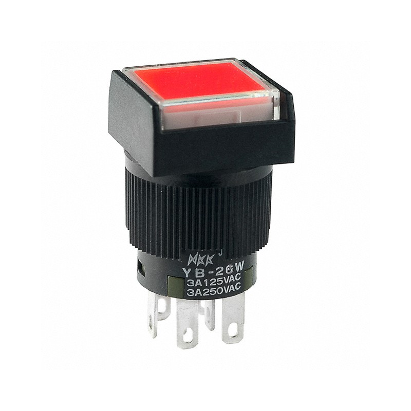 1 pcs : YB26WSKW01-5C-JC - SWITCH PUSHBUTTON DPDT 3A 125V