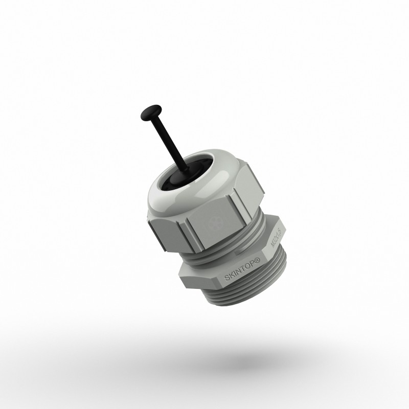 10 pcs - Lapp SKINTOP Series Grey Polyamide Cable Gland, M32 Thread, 0mm Min, 3mm Max, IP66