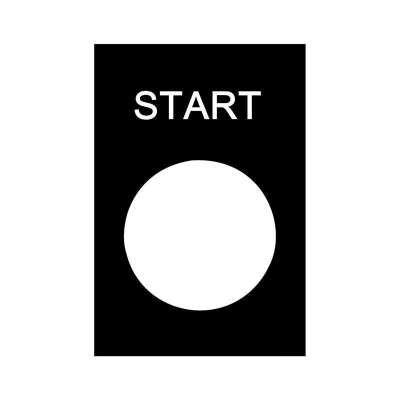 1 pcs : ZB2BY2303 - LEGEND PLATE