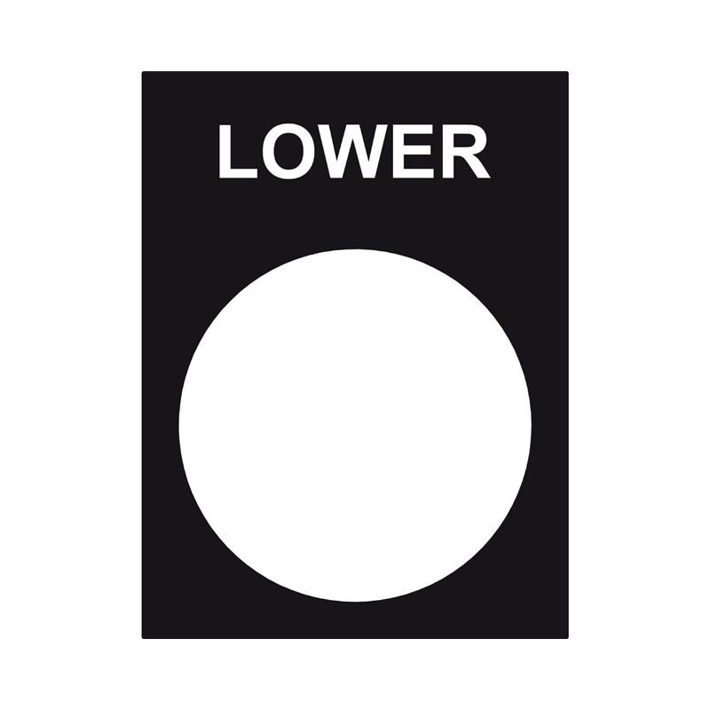 1 pcs : ZB2BY2337 - NAMEPLATE (L