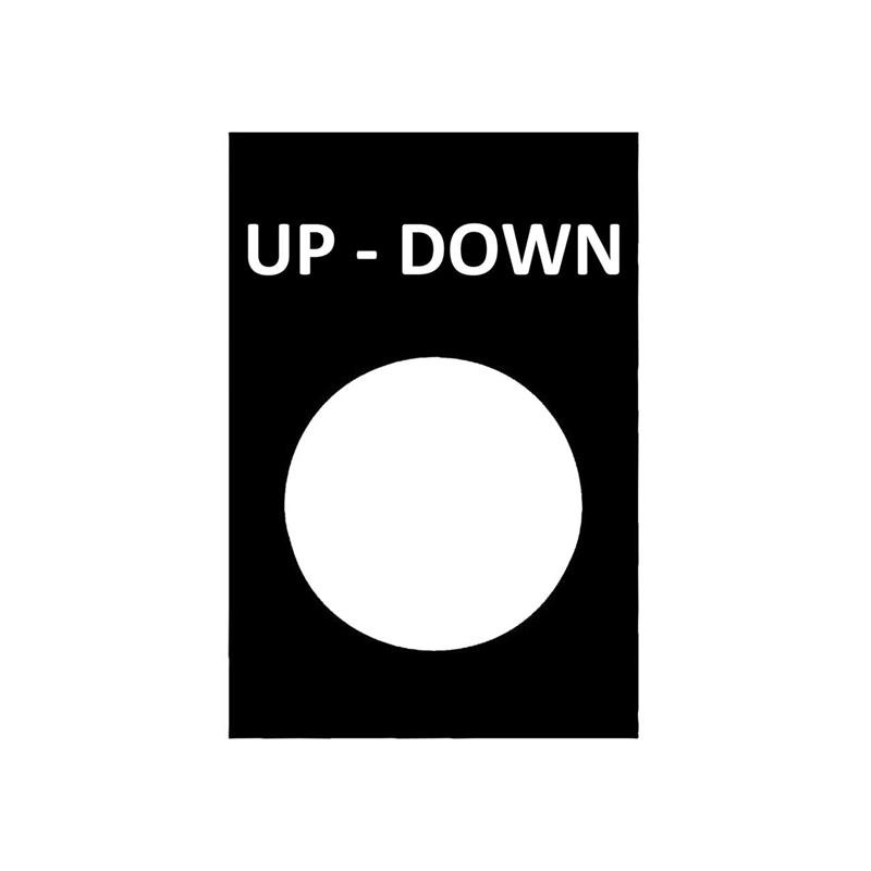 1 pcs : ZB2BY2370 - NAMEPLATE (U