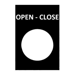 1 pcs : ZB2BY2376 - NAMEPLATE (O