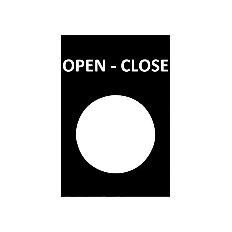 1 pcs : ZB2BY2376 - NAMEPLATE (O