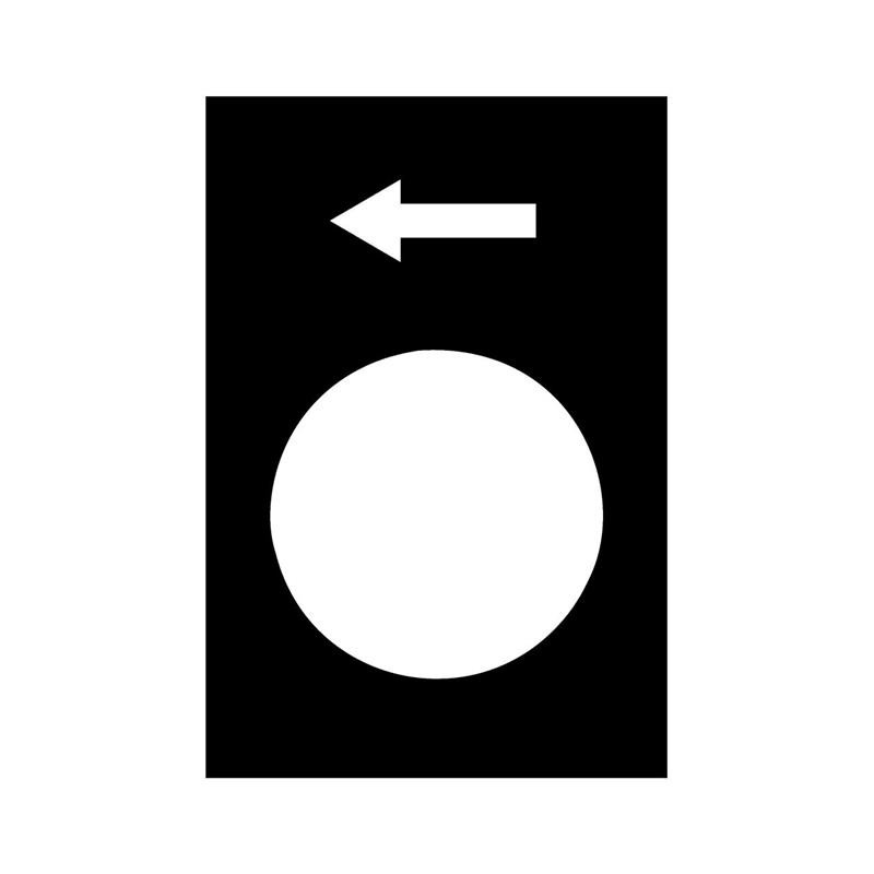 1 pcs : ZB2BY2904 - LEGEND - 30 X 40 MM - BLACK - LE