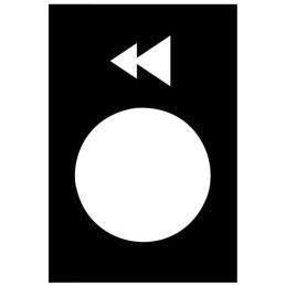 1 pcs : ZB2BY2906 - LEGEND - 30 X 40 MM - BLACK - LE