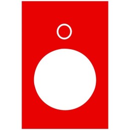 1 pcs : ZB2BY2931 - LEGEND - 30 X 40 MM - RED - 0