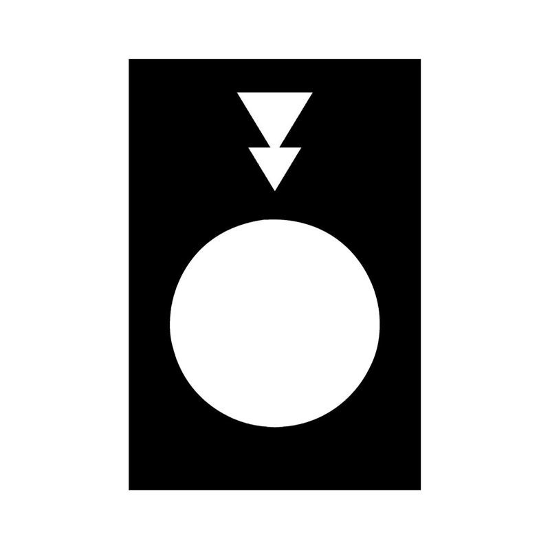 1 pcs : ZB2BY2956 - LEGEND - 30 X 40 MM - BLACK - LO